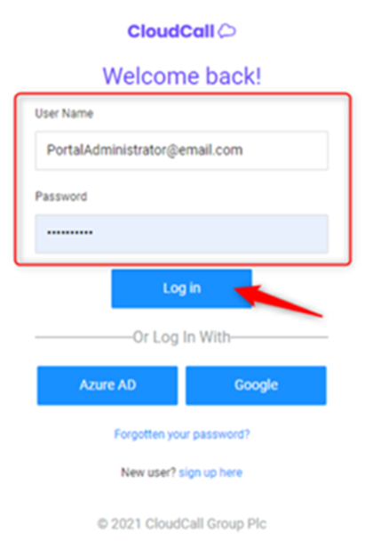 A screenshot of a login box

Description automatically generated